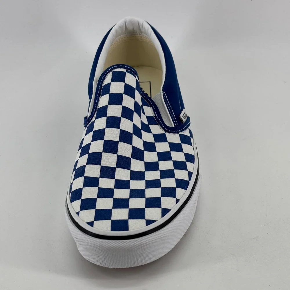 Vans Classic Slip-On Mens 10.5 Womens 12 True Blue Checkerboard VN000DAH7WM